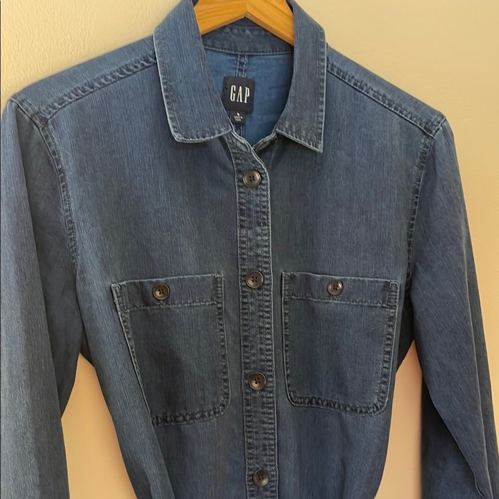 GAP Classic Blue Denim Dress